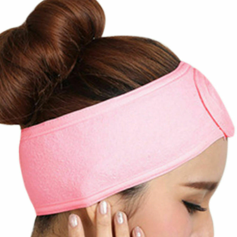 Adjustable Makeup Towel Hair Wrap Head Band Salon SPA Yoga Facial Headband CA