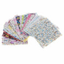50pcs/Set Floral Cotton Patchwork Craft Fabric Bundle Sewing Sheets Collection