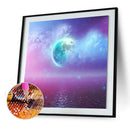 Full Drill Round Diamond Painting Moon Cross Stitch Embroidery Kit (CQ034)