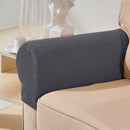 2 Pair Anti-slip Armchair Armrest Covers Furniture Protector Blue/Grey