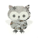 owl reversible change color sequins sew on patches for clothes diy crafts US BX