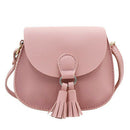 Cute Cat Tassel Shoulder Bag Small Mini Coin Purse Messenger Bag Crossbody  F7H8