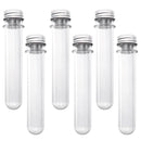 100Ml Plastic Test Tubes (25Pcs) With Cleaning Brush Transparent Storage Tu P5P2