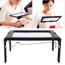 2.5X Reading Magnifying Glass LED Lights, Hands Free Magnifier with Stand &