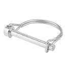 1pc Wire Lock Pin, 1/4" 6mm Heavy Duty Safety Coupler Shaft Locking Pin Hitch