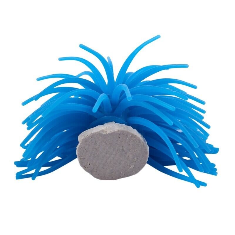 Silicone Aquarium Fish Tank Decor Artificial Coral Plant Underwater Decorat