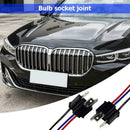 1 Pair 9003 H4 Bulb Socket Male Adapter Connector for Headlight Fog Lamp