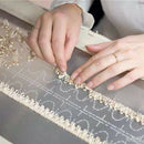 Wooden Handle Crochet Hook With 3 Needles French Crochet Embroidery Beading R8H2