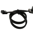 Computer Fans Splitter Hub 1 Female to 5 Way Male 4-Pin/3-Pin HUB Black