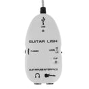 Guitar to USB Sound Player Sound Card Effector Link Audio Cable (White)
