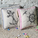 Nautical Decor Cushion Soft PP Cotton Stuffed Cushion Pillow Home - Helm 2