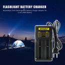 Skywolfeye US Plug 2A Li-ion 18650 Battery Charger Adapter w/ Power Display