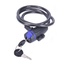 Anti-Theft Bike Lock Stainless Steel Cable For Bike Security Lock With 2 KeyJA&j
