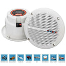 1 Pair 6.5'' Full Range Compact Loudspeakers, Waterproof Marine Boat Ceiling