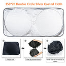 Car Front Window Sun Shade Visor Folding Auto Windshield Block Cover Protector