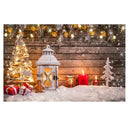 Christmas Tree Snowy Sky Wall Art Hanging Tapestry Dorm Bedspread Decor G