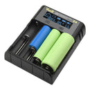 USB LCD Smart Battery Charger 4 Slots For 18650 21700 26650.etc Nimh BatterS Hn