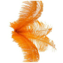 10 pcs Natural Ostrich Feathers Wedding Party Decoration Orange 20-25cm R1P8