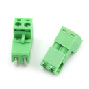 20pcs 5.08mm Pitch 2Pin Plug-in Screw PCB Terminal Block Connector OZ