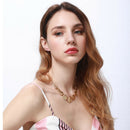 Retro Women Ethnic Gypsy Bohemian Tribal Boho Coin Statement Necklace Pendant M&