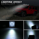 1Pcs 4 Inch 27W Led Work Light 12V 24V Spot Flood Offroad Light Bar Indicat