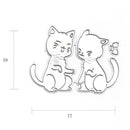 Cute Cat Metal Cutting Dies for DIY Scrapbooking Cards Embossing Stencils