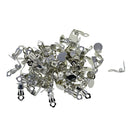 100pcs Flat Ear Clips Clips Earrings Jewelry