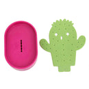 Cactus Shaped Necklace Bracelet Earrings Storage Organizer Jewelry Display