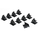 10x Adhesive Wire Cord Cable Drop Clips Desk Tidy Organizer Holder Line Fixer AU