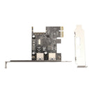 2-Port USB 3.0 PCI-Express PCIe Adapter Controller Card Low Profile 4-Pins New