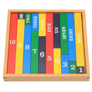 Educational Wooden Digital Building Block Toys Children Baby Toys 1-10 Math N8V3