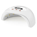 24W Uv Lamp Led Nail Lamp for Manicure Lcd Display Drying All Gels Nail Pol W5Q3