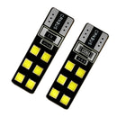 2pcs T10 W5W 12 SMD 2835 LED Car Bulbs Canbus No Error Clearance Light Bulbs