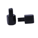 2 PCS UNIVERSAL MOTORCYCLE MOTORBIKE MIRROR ADAPTORS CONVERTS 8MM TO 10MM T