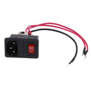 10A 220V/110V Inlet Module Plug Fuse Switch Male Power Socket