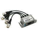 4 Channel Passive CCTV Camera UTP BNC Video Balun Transceiver Rj45 CAT5 Cable  Z