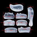8 Pieces transparent white Comb DIY Silicone Mold Jewelry Casting Mould fog S9B2