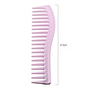 Electroplating Hairdressing Comb Hair Brush Large Wide Tooth Combs (Pink) A