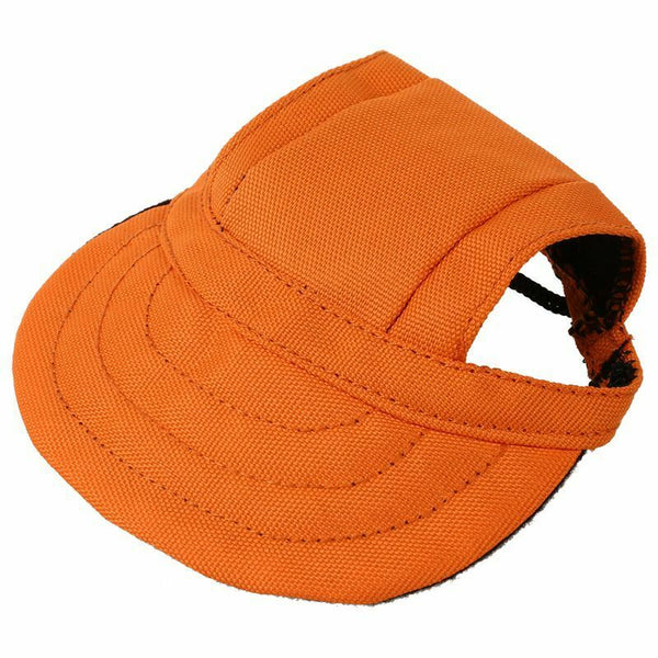 Pet Dog Hat Pet Dog Oxford Fabric Hat Sports Baseball Cap with Ear Holes fo K8D9