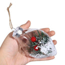 Christmas Ornaments Xmas Tree Drop Pendant Hanging Ball Transparent Clear I