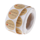 500 thank you stickers scrapbooking hand made handmade lable wedding stickers 3C