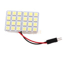 Car Interior LED 24SMD Panel T10 Dome Bulb BA9S Festoon Trailer Light White