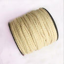 50m Soft Braided 100% Cotton Rope Cord Beading Knitting Crafts Shop