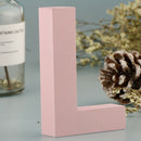 2Pieces Letter L E Floating Wooden Marquee Letter Number Decor Ornament