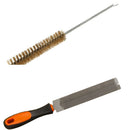 3Pcs Tube Brush Stainless Steel Wire 23cm Bottle Long-Handle Bristle Cleaning