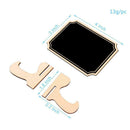 10pcs Round Angle Wooden Craft Message Blackboard Chalkboard Wedding Decor