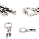 Alloy Steel C Clamp Vise Grip Locking Welding Quick Pliers Wood Tenon Locator OZ