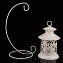 Iron Moroccan Style Candlestick Candleholder Candle Stand Light Lantern (Wh