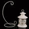 Iron Moroccan Style Candlestick Candleholder Candle Stand Light Lantern (Wh