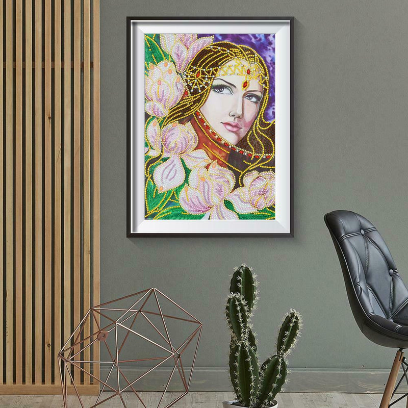 5D DIY Special Shaped Diamond Painting Beauty Cross Stitch Mosaic Craft Kit